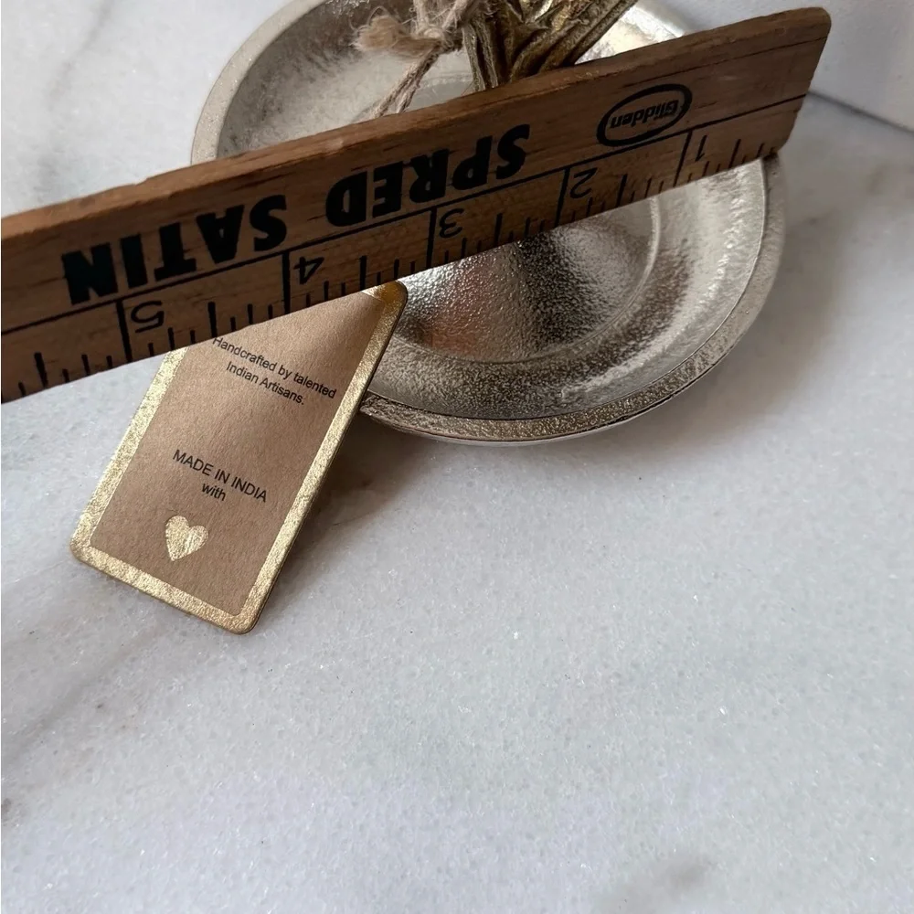 Gold and Silver Jewelry tree with bird Holder,organizer